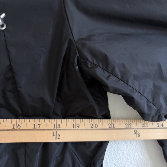 Designer Inspired Long Windbreaker Jacket | Black | Size 3 (Fits M/L) - Picture 10 of 12